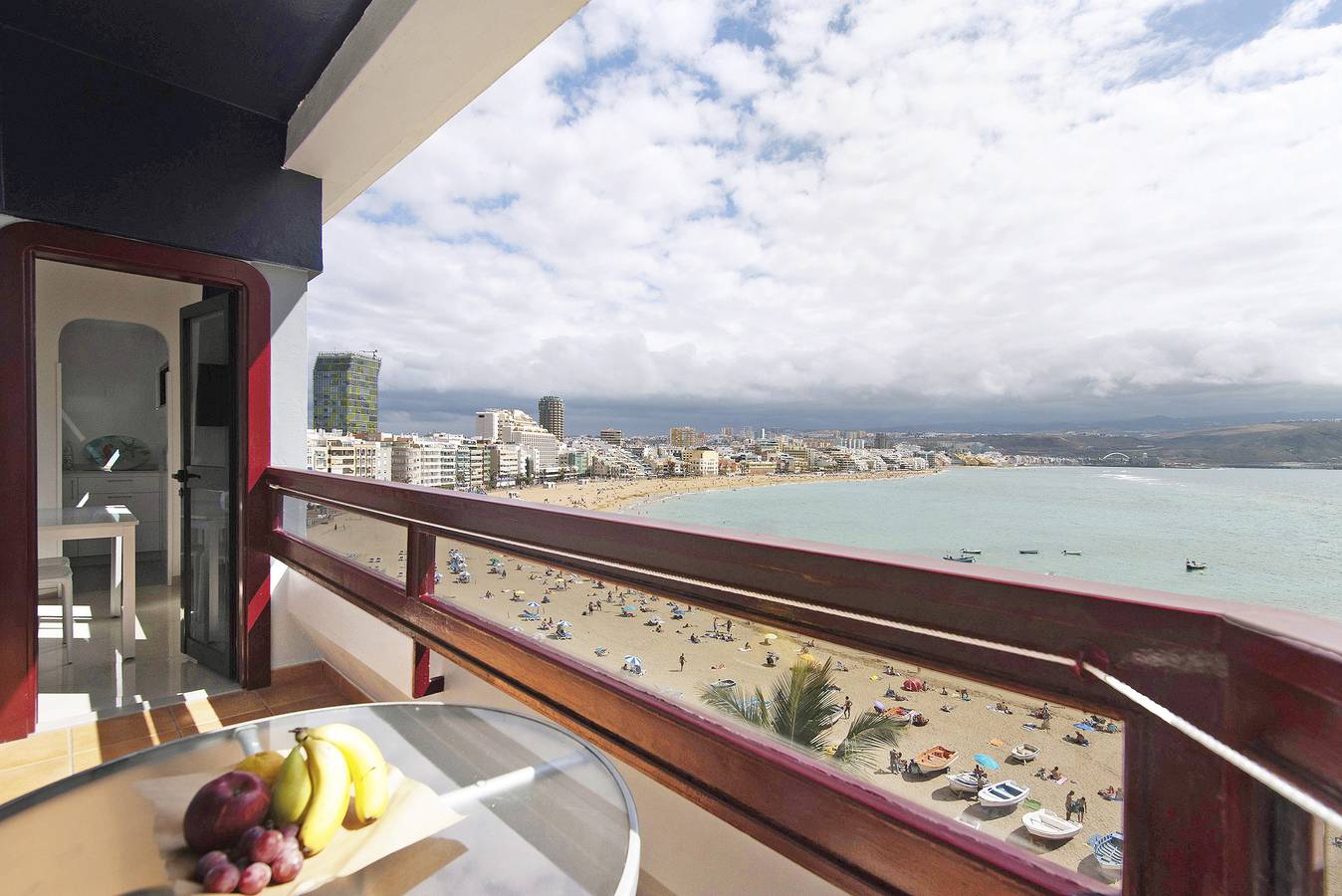 Ganze Wohnung, Ferienhaus "Estudio vista al mar 51" mit Meerblick & Wlan in La Isleta, Las Palmas