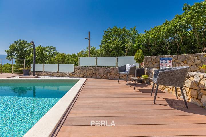 Ferienwohnung für 4 Personen, mit Pool und Meerblick auf Krk - 4