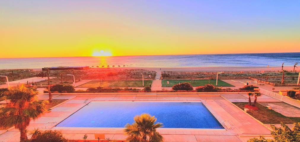 Appartement de vacances pour 6 personnes, avec Vue sur l’océan et Terrasse