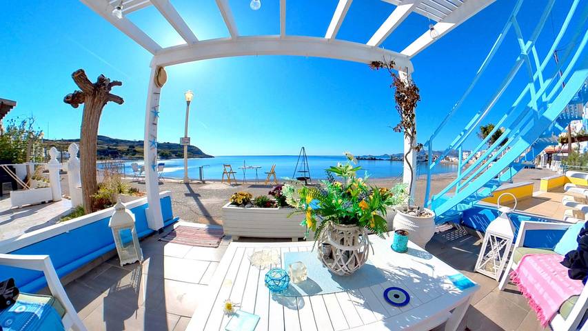 Vacation rental for 2 people, with Ocean view and Balcony as well as Terrace in Rhodes