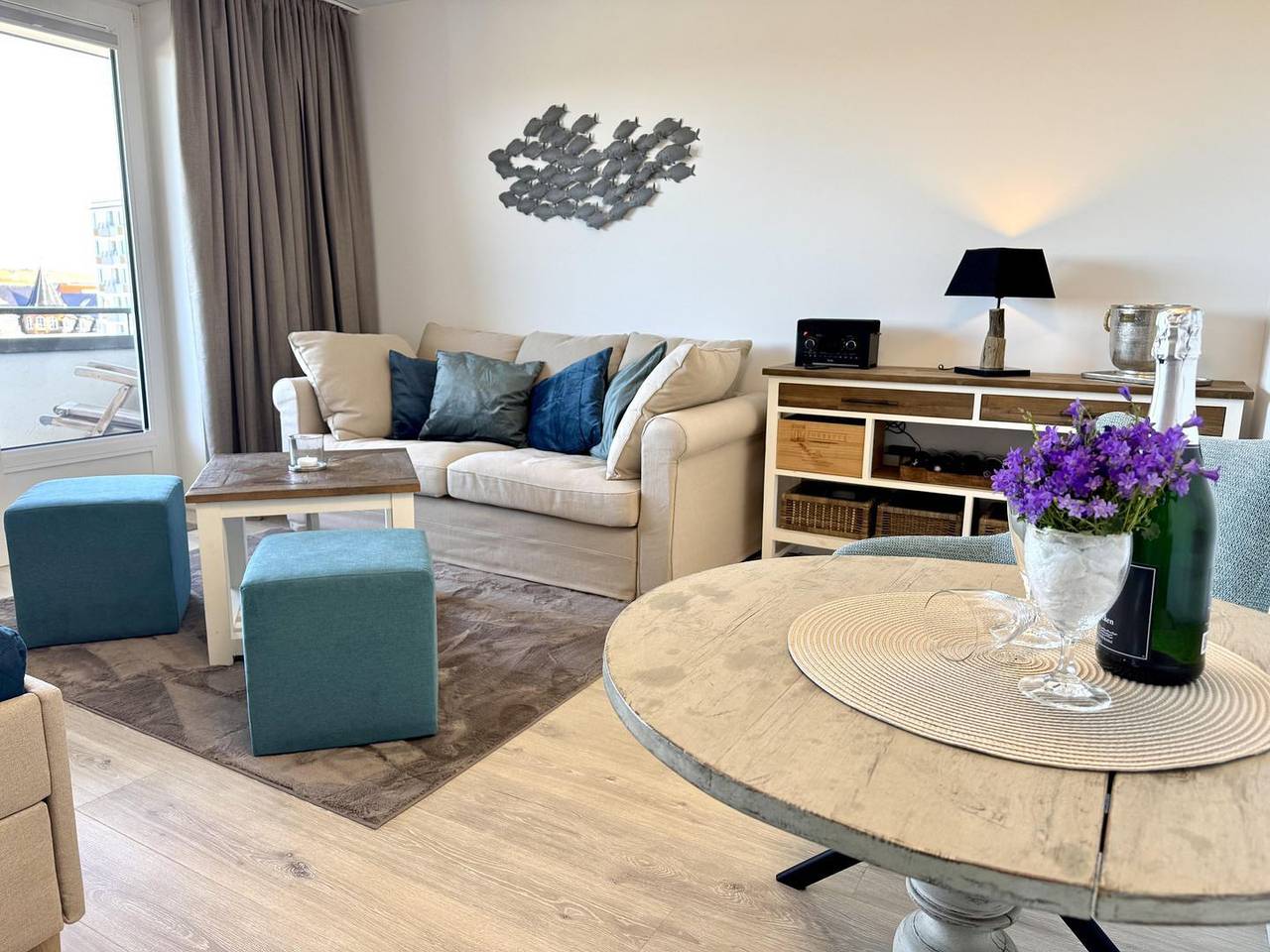 Ganze Wohnung, Strandnahes App. mit Balkon, Pkw-Stellplatz, Wlan. Haustiere erlaubt. in Westerland, Sylt (Gemeinde)