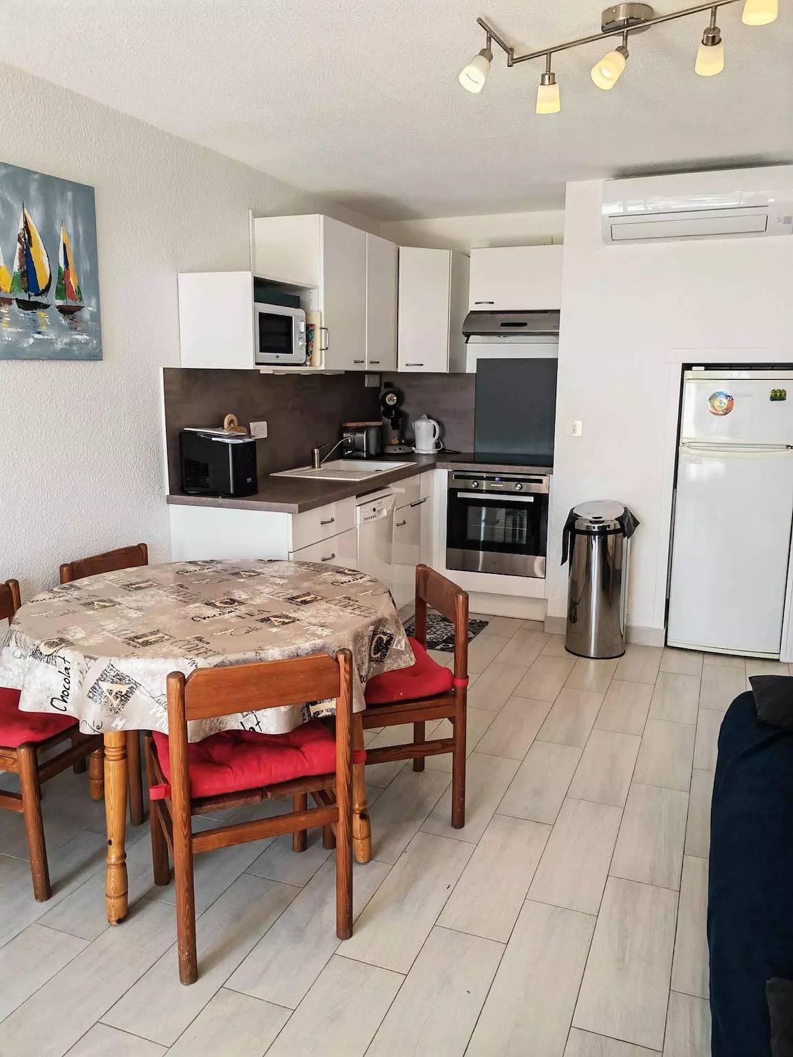 Appartement entier, Appartement 3 pièces climatisé au rez-de-chaussée à Le Barcares - Cap Coudalere in Le Barcarès, Côte d'Améthyste