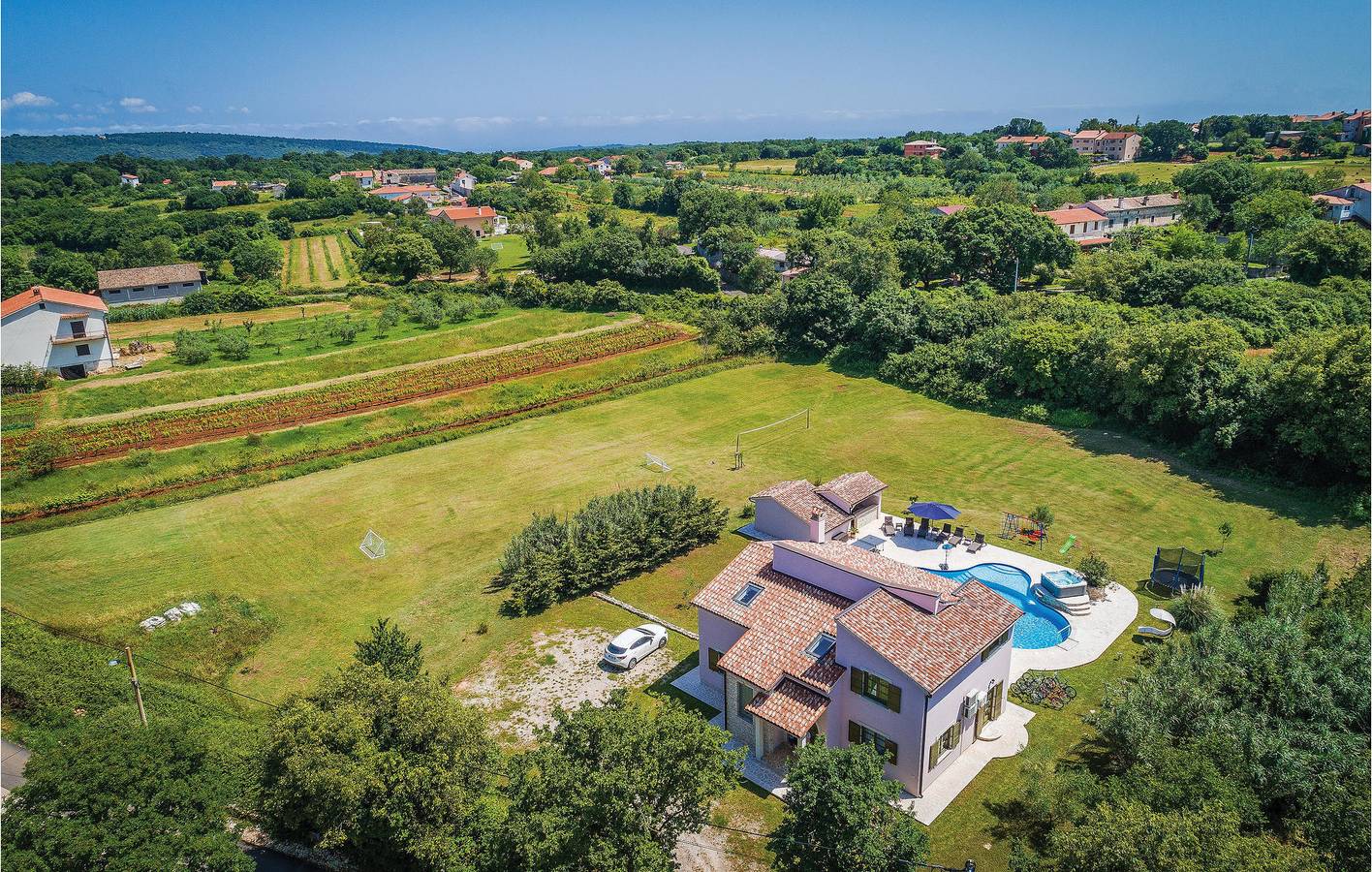 Ferienhaus für 10 Personen mit Terrasse in Valtura, Südküste Istrien