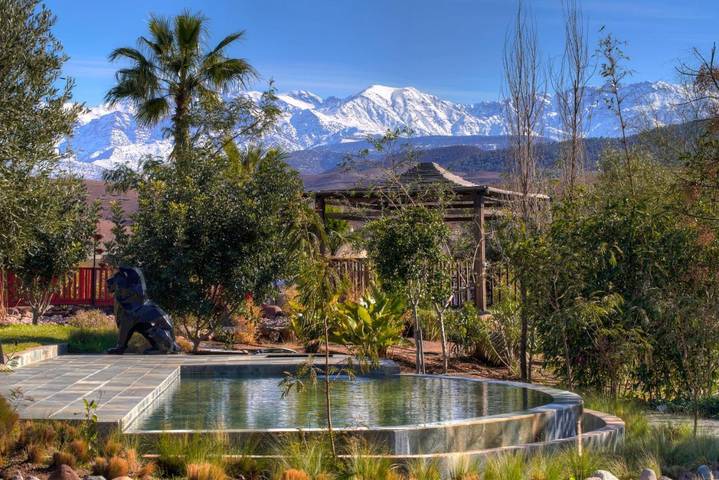 Maison d’hôte pour 2 personnes, avec jardin et bassin pour enfant ainsi que piscine et vue à Tahannaout - 4