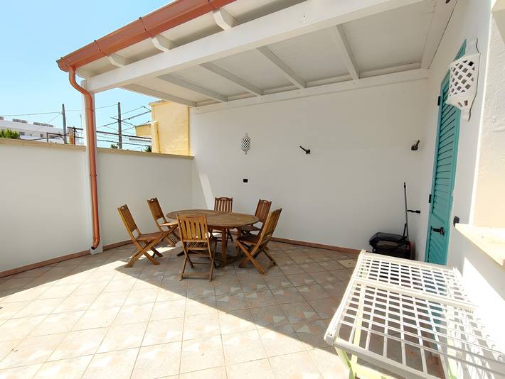 Ferienhaus 'Villetta A 200 Mt Dalle Spiagge' mit privatem Garten und Klimaanlage in Hotel Poseidone, Ugento