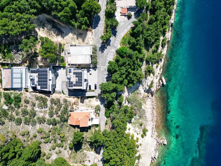 Ferienwohnung für 6 Personen, mit Balkon und Sauna sowie Pool und Ausblick in Split-Dalmatien