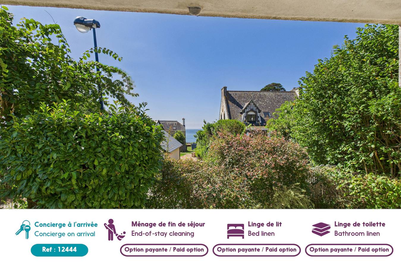 Vue mer - maison 4 adultes et 3 enfants in Bénodet, Région de Quimper