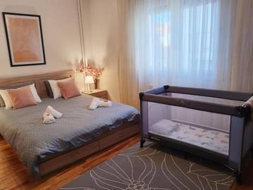 Gîte pour 4 personnes, avec balcon et vue dans Veria