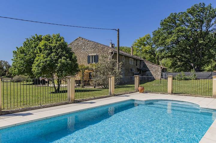 Maison de vacances pour 8 personnes, avec piscine et jardin