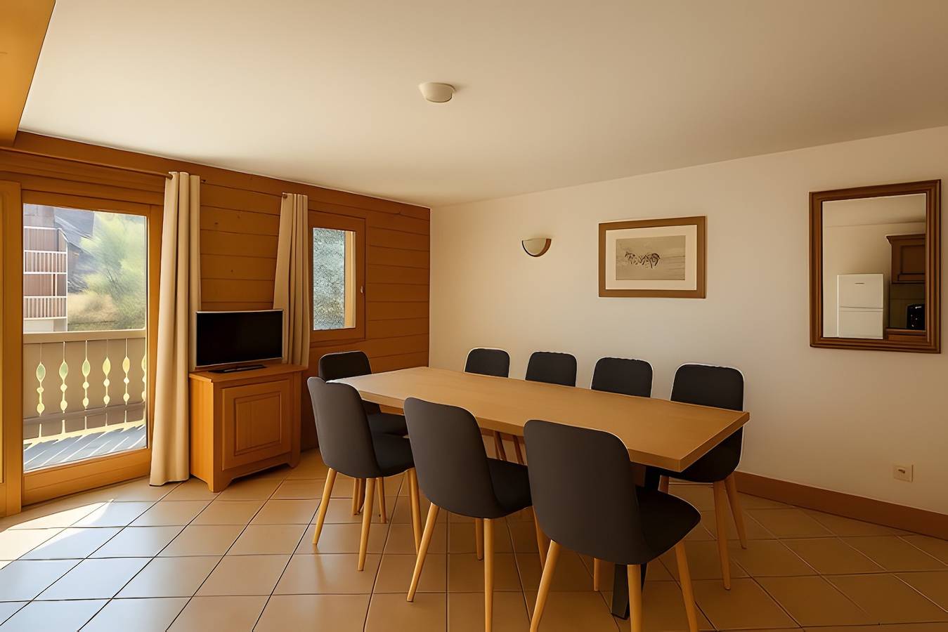 Geheel appartement, Appartement met bergzicht 'Les Airelles' in Les Menuires, Saint-Martin-de-Belleville