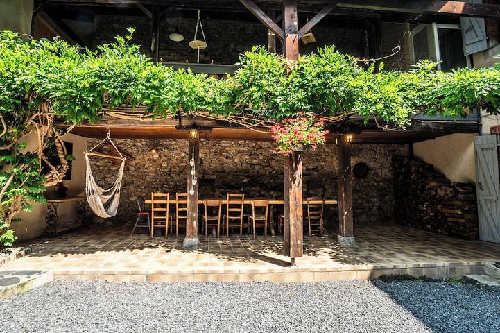 Maison de vacances pour 12 personnes, avec jardin et piscine