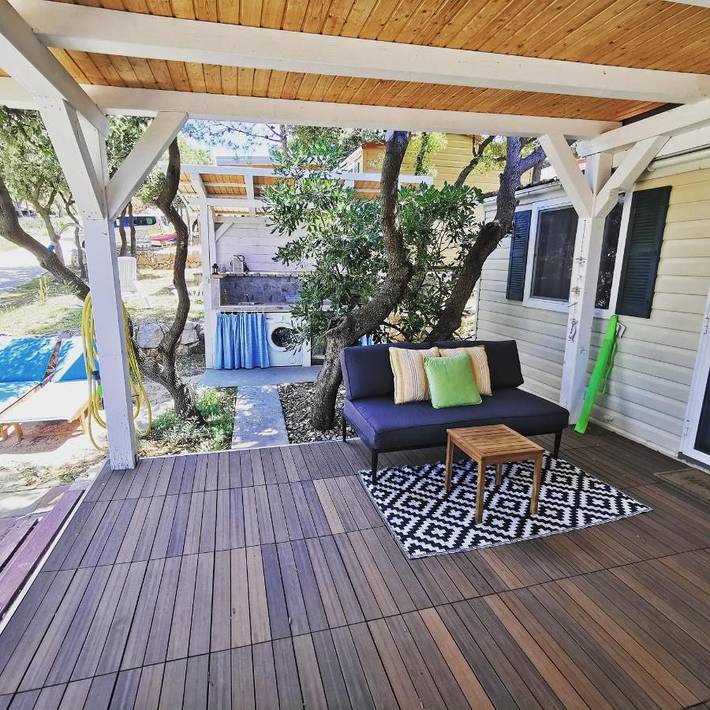 Camping für 4 Personen, mit Ausblick und Garten auf Pag - 2