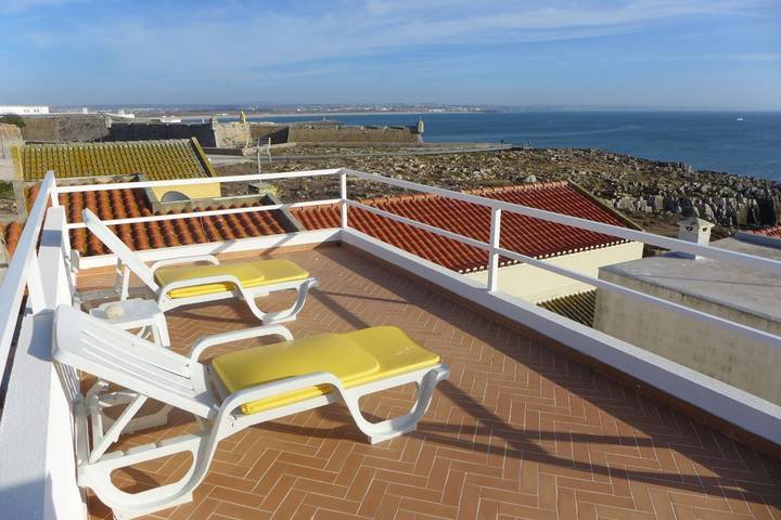 Maison de vacances pour 4 personnes, avec Balcon/Terrasse à Peniche