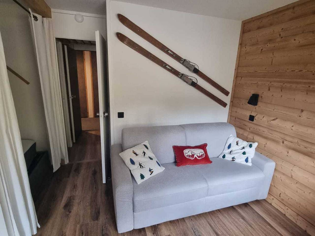 Studio entier, Studio rénové 4 pers à Plagne Bellecôte, balcon in La Plagne, La Plagne-Tarentaise