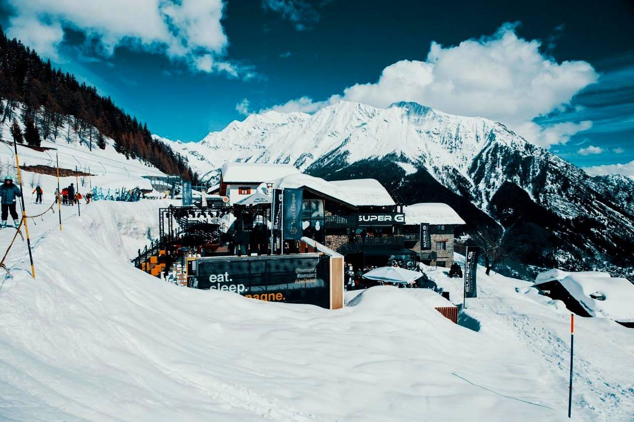 Super G in Courmayeur, Massif du Mont-Blanc
