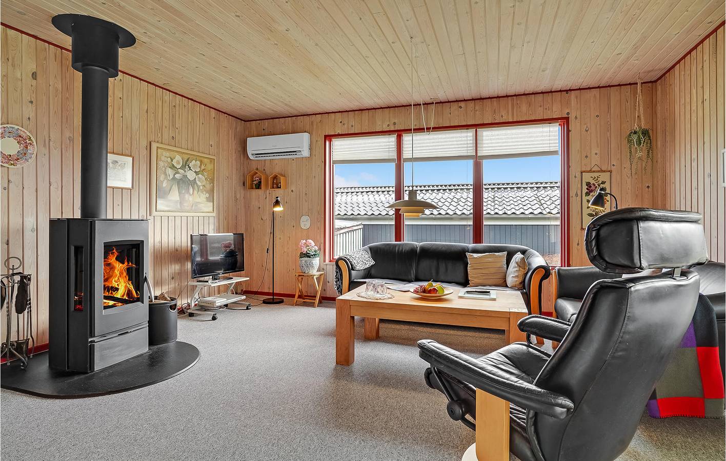 Vacation house for 4 people with yard in Bjert, Little Belt