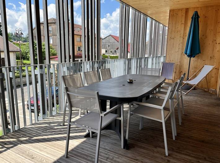 Gîte pour 10 personnes, avec balcon, animaux acceptés