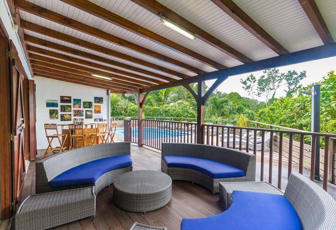 Villa Kyo, sans vis-à-vis, vue mer et montagne in Deshaies, Guadeloupe