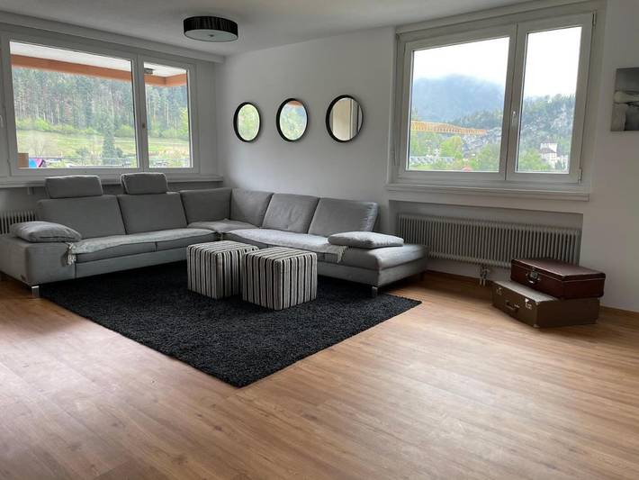 Ferienwohnung für 3 Personen, mit Balkon und Terrasse sowie Ausblick in Feldkirch