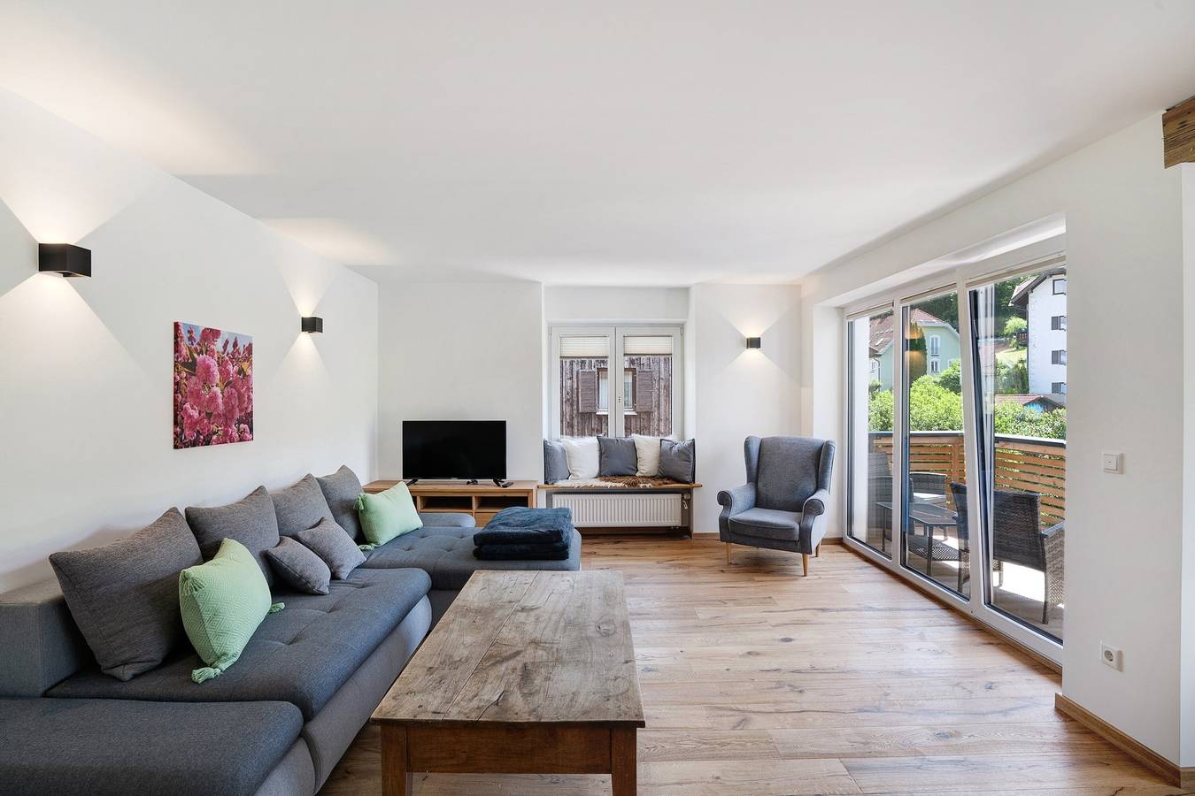 Appartement entier, Appartement 'comme à la maison' - « Kalvarienberg » avec vue sur les montagnes, balcon et Wi-Fi in Bad Tölz, Tölzer Land