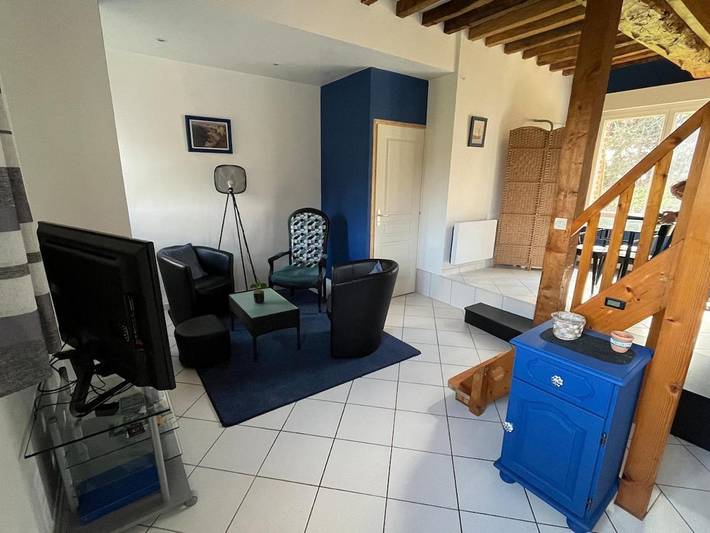 Location de vacances pour 3 personnes, avec jardin à Bec-de-Mortagne