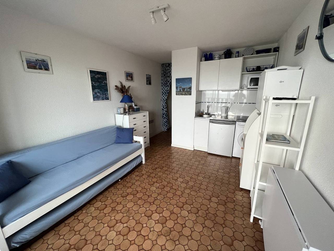 Studio entier, Appartement 4 pers à 50m des commerces, plage à proximité in Le Barcarès, Côte d'Améthyste