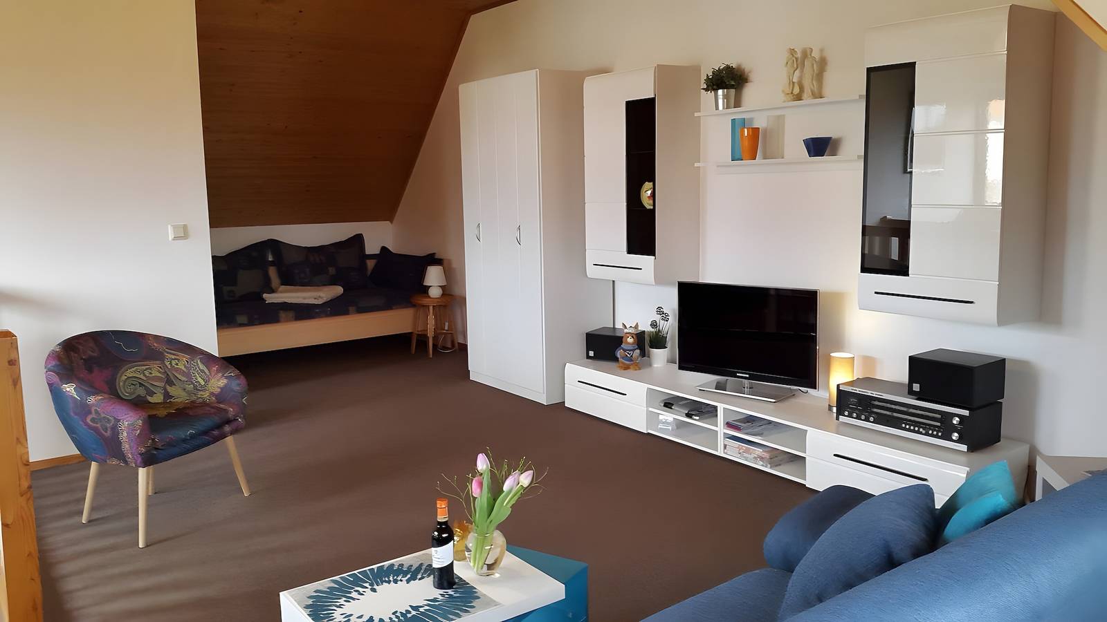Apartamento entero, Apartamento 'Brunk' con terraza privada y Wi-Fi in Altefähr, Alrededores de Stralsund