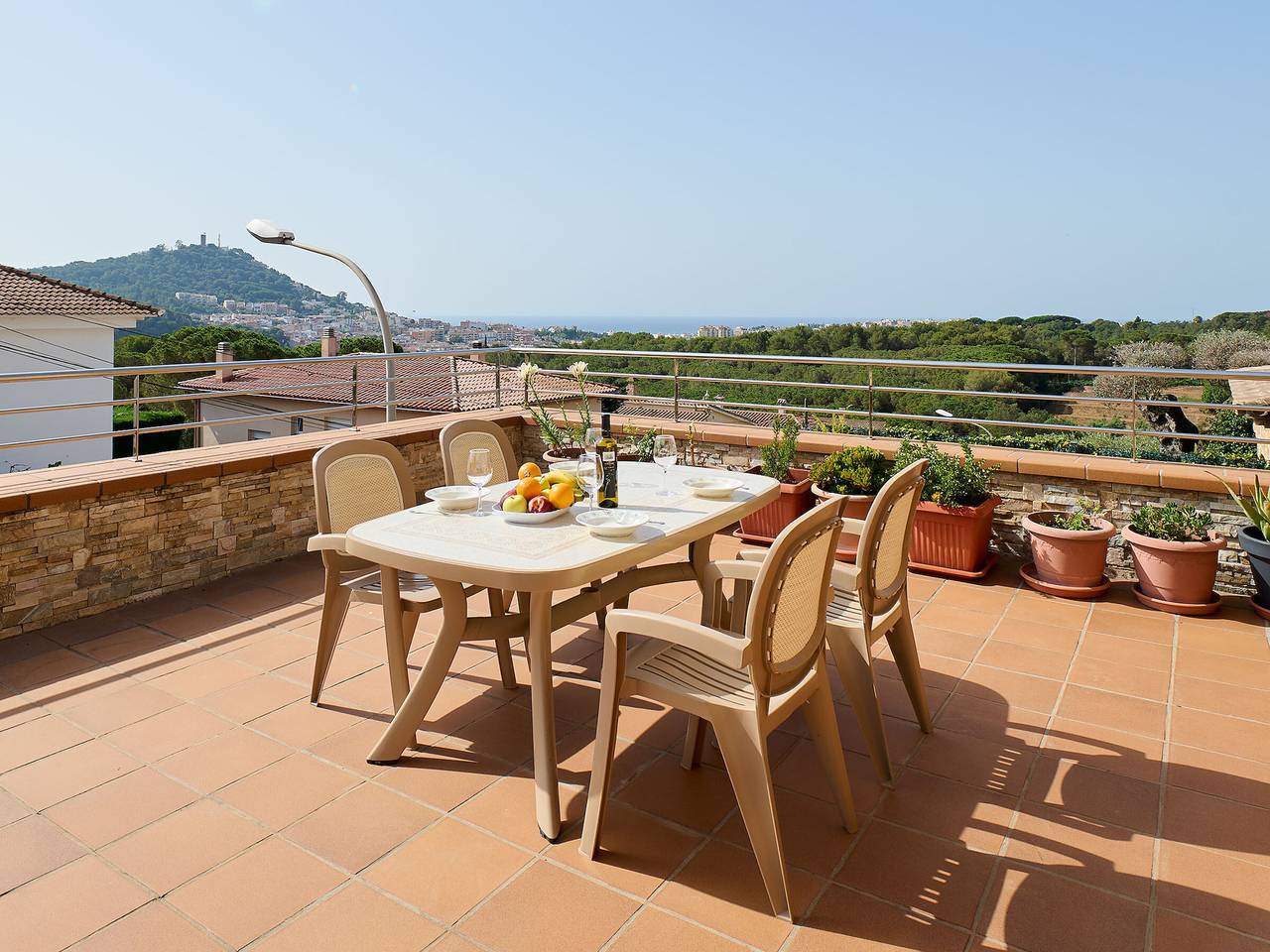 Spacious house with private pool and air conditioning in Blanes in Blanes, Costa Brava