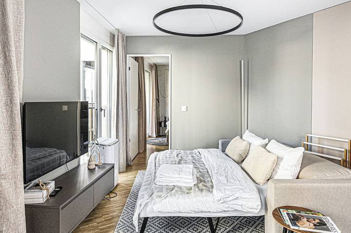 Apartamento entero, Just Sunny – 2.5-Room Apt near Messe & City Center in Basilea, Region Basel RDK