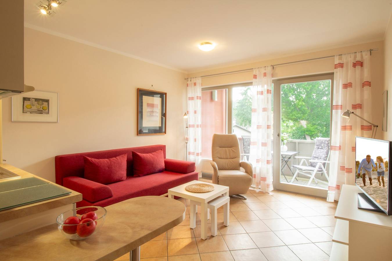 Appartement de vacances entier, Appartement de vacances pour 3 personnes avec sauna in Seebad Heringsdorf, Heringsdorf