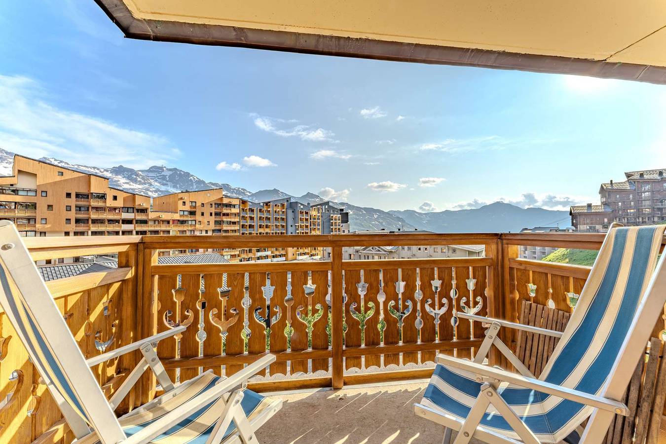 Appartement entier, Appartement de vacances pour 6 personnes avec balcon/terrasse in Val Thorens, Les Trois Vallées