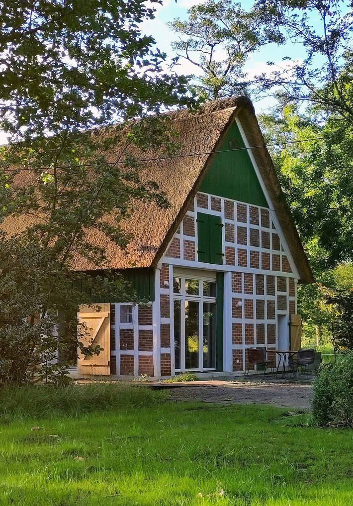 Ferienhaus für 4 Personen, mit Garten und Balkon, kinderfreundlich