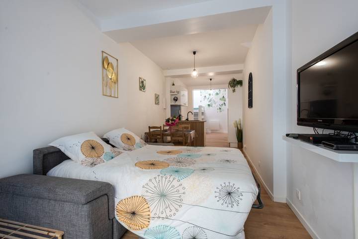 Appartement entier, Rosamel - Studio à 1km de la gare, proche port in Étaples, Région de Montreuil