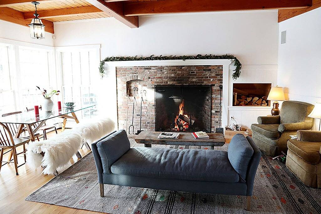 Das Bauernhaus auf der Big Picture Farm in Townshend, Windham County