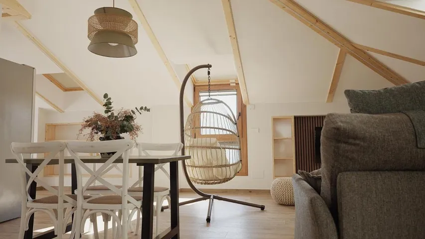 Apartamento de vacaciones para 3 personas, con vistas y jardín - 1