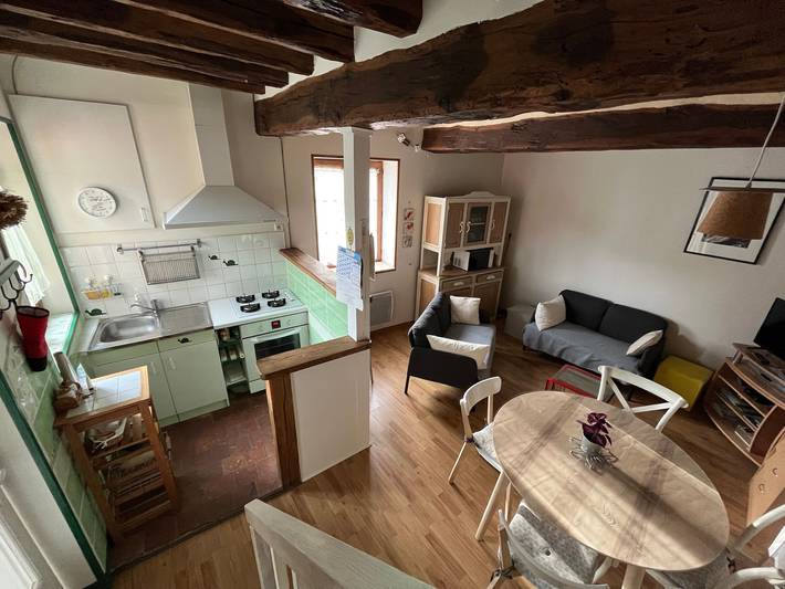 Charmantes Haus in der Nähe des Schlosses mit Terrasse und Wi-Fi in Saint-Fargeau, Auxerre und Umgebung