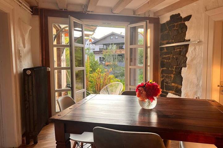 Ferienwohnung für 2 Personen, mit Garten und Terrasse, mit Haustier
