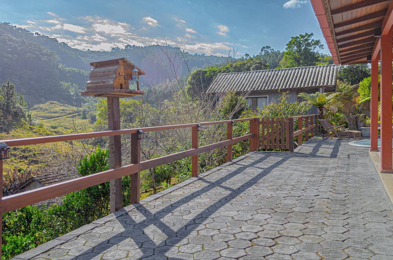 Casa de campo c/ lareira, jogos e piscina aquecida in Anitápolis, Santa Catarina