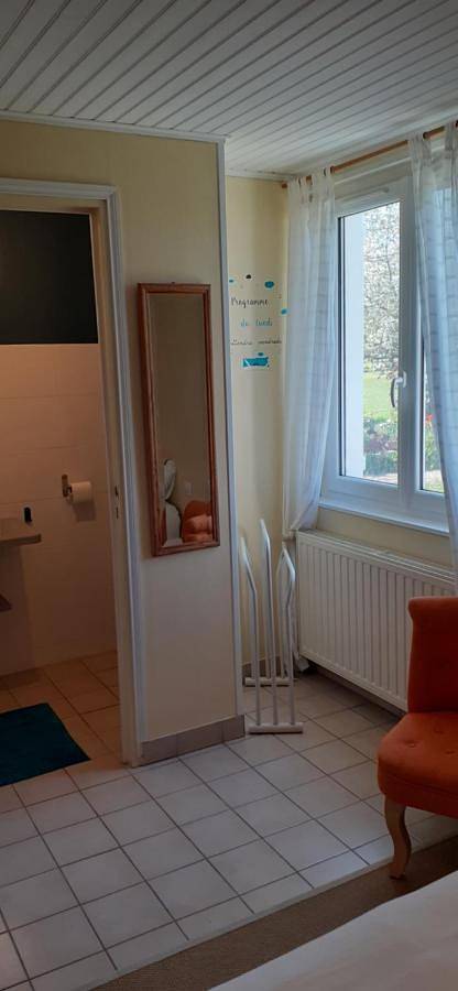 Double Room with Private External Bathroom in Saint-Julien-l'Ars, Vienne (France)