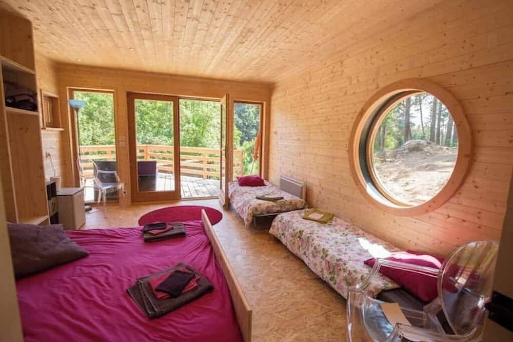Chalet Gaia – Nuit magique face à la forêt in Lapte, Haute-Loire