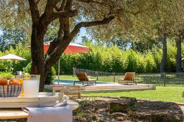 Location de vacances pour 13 personnes, avec vue sur le lac ainsi que piscine et jardin, animaux acceptés à Valergues