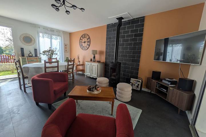 Gîte pour 6 personnes, avec jardin
