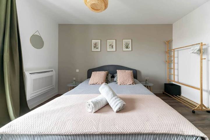 Ganze Wohnung, Grand Appartement design 2 chambres, parking privé in Clermont-Ferrand, Regionaler Naturpark Volcans d'Auvergne