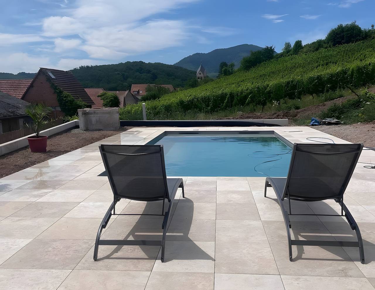 Gîte Fruehmess 3 Sterne mit Gemeinschaftspool an der Elsässer Weinstraße in Itterswiller in Itterswiller, Region Sélestat-Erstein