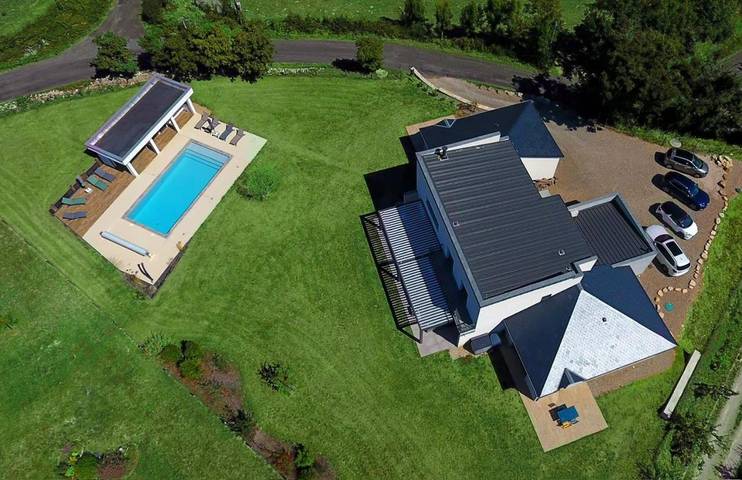 Villa pour 4 personnes, avec terrasse ainsi que piscine et jardin dans l' Aveyron - 4