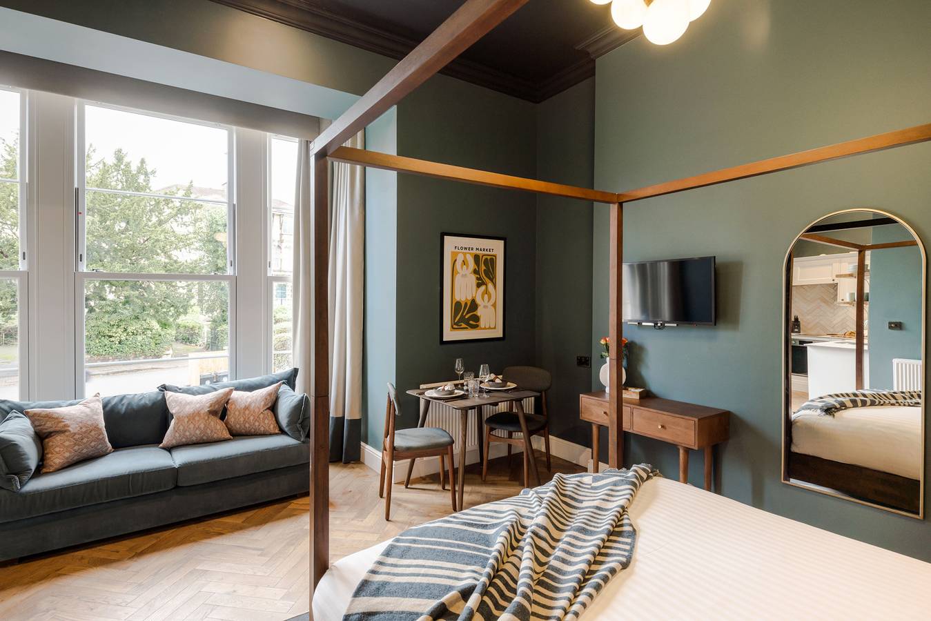 Apartamento entero, Tyndall's Park | Four Poster Studio in Brístol, Sudoeste de Inglaterra