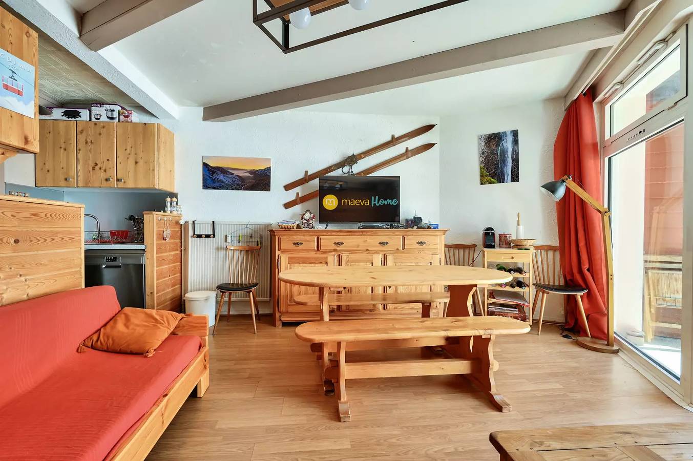 Ganze Wohnung, Ferienwohnung 2 Zimmer 5 Personen - Prestige in La Mongie, Bagnères-de-Bigorre