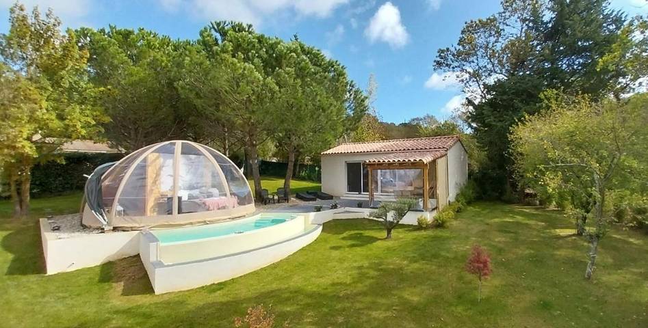 Gîte pour 2 personnes, avec jardin et vue ainsi que piscine et sauna à Malves-en-Minervois - 4
