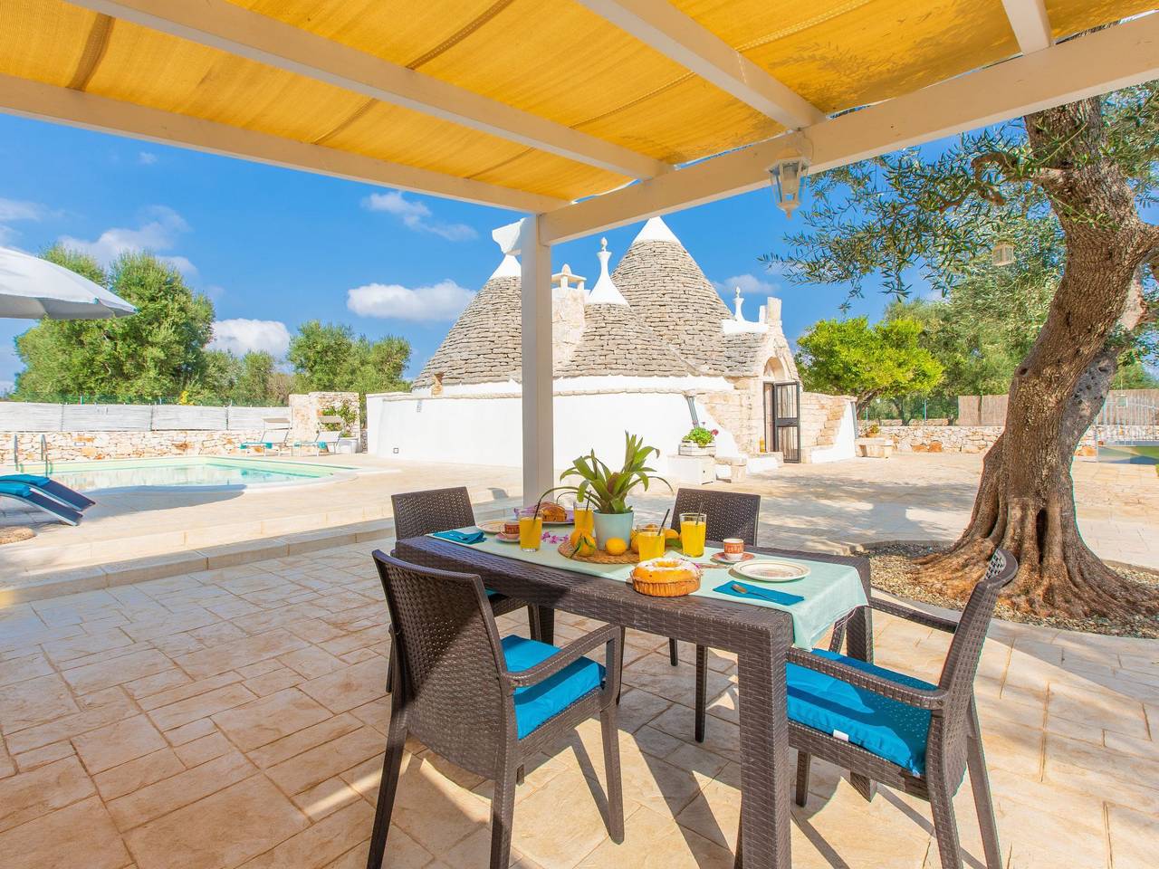 Trullo  mit pool Ostuni: Kostenlos: Bettwäsche und Handtücher, 2 Fahrräder, 1 H in San Michele Salentino, Salento