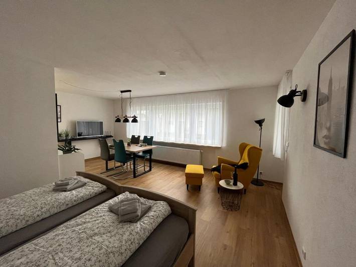 Ferienwohnung für 2 Personen, mit Terrasse und Garten sowie Ausblick in Bermatingen